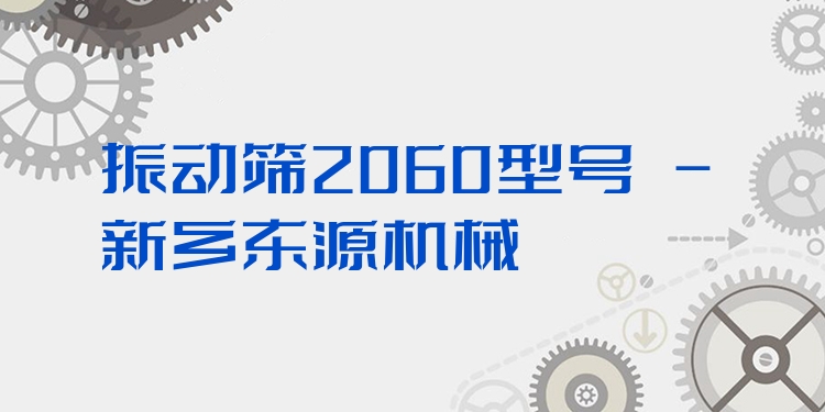 振動篩2060型號 - 新鄉(xiāng)東源機(jī)械