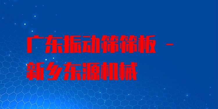 廣東振動(dòng)篩篩板 - 新鄉(xiāng)東源機(jī)械